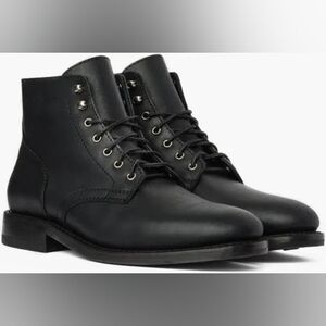 Thursday Boot Company Men's Black Matte Leather President Lace-Up Size 6.5
